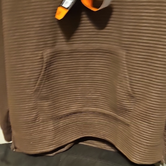 NWT Kirkland Signature Ladies Ottoman Half-Zip Sweatshirt, XXL, Brown - Picture 3 of 8